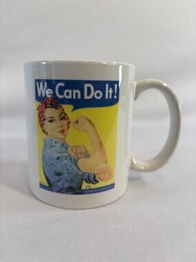 National Archives Rosie the Riveter We Can Do‎ It WWII Ceramic Coffee Mug